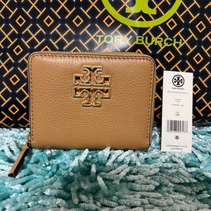 Tory Burch Britten Medium Wallet Tiramisu